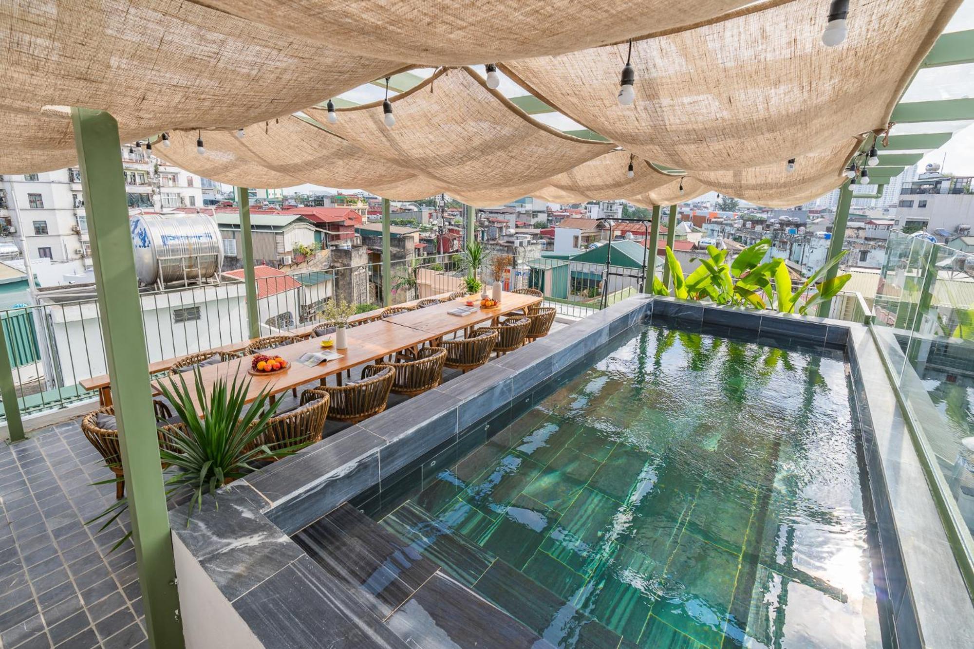 Location/Big Group/Private Villa With Pool And Kitchen Hanoi Eksteriør billede